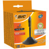 3086123340596 - STYLO BILLE SUR SOCLE 4 BILLES BLEU