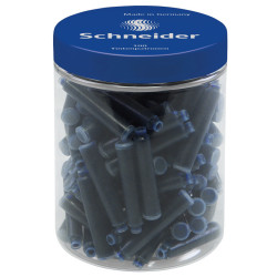 4004675111401 - POT 100 CARTOUCHES ENCRE COURTES BLEU