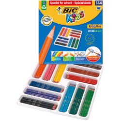 3086124001052 - KIDS ÉVOLUTION CLASSPACK 144 CRAYONS COULEURS ASSORTIS