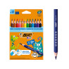 3086124001632 - KIDS ÉVOLUTION TRIANGLE 12 CRAYONS COULEURS ASSORTIS