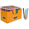 3086124001823 - KIDS ÉVOLUTION TRIANGLE CLASSPACK 144 CRAYONS COULEURS ASSORTIS