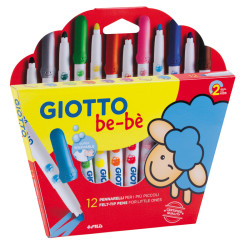 8000825018565 - BE-BÈ 12 FEUTRES COLORIS ASSORTIS