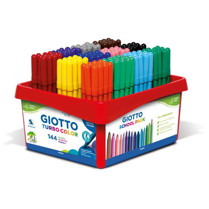 8000825020322 - TURBO COLOR CLASSPACK 144 FEUTRES COLORIS ASSORTIS