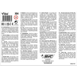 3086124000239 - VISA 880 BARIL 84 FEUTRES COLORIS ASSORTIS