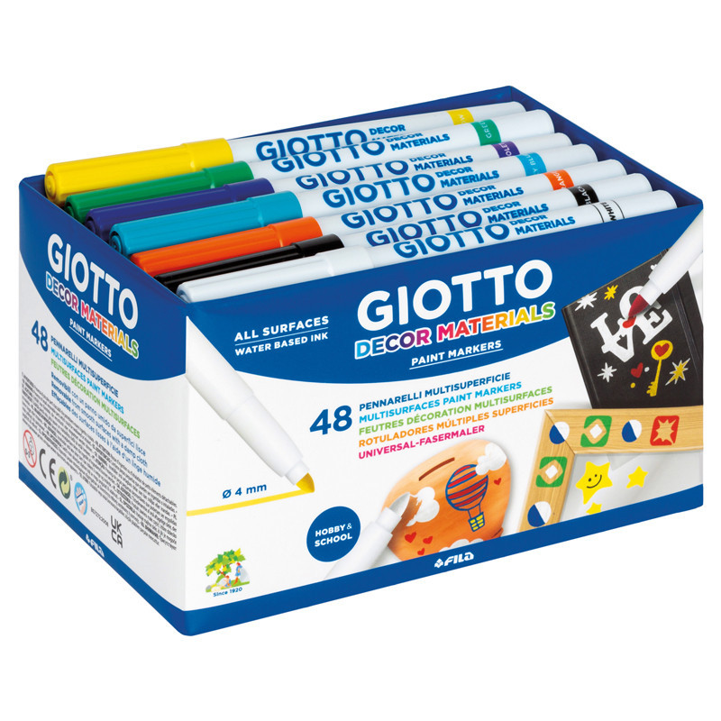 8000825524608 - DÉCOR MATÉRIALS CLASSPACK 48 FEUTRES COLORIS ASSORTIS