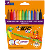 3270220002727 - KIDS COULEUR 12 FEUTRES COLORIS ASSORTIS