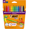 3270220002727 - KIDS COULEUR 12 FEUTRES COLORIS ASSORTIS