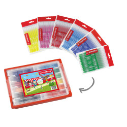 3168070281440 - POWER CLASSPACK 144 FEUTRES COLORIS ASSORTIS