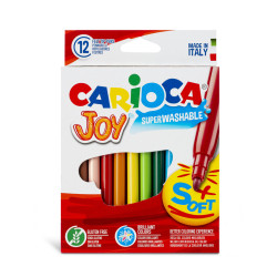 8003511406141 - CARIOCA JOY 12 FEUTRES COLORIS ASSORTIS