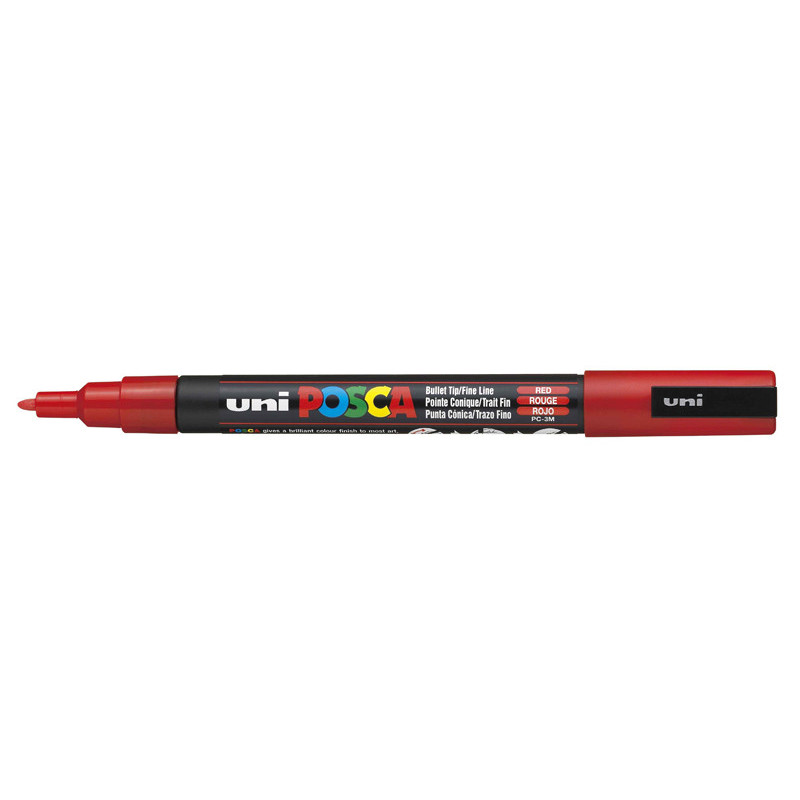 4902778915790 - POSCA PC-3M MARQUEUR ROUGE