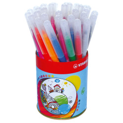 3168074980004 - POWER POT MÉTAL 36 FEUTRES COLORIS ASSORTIS