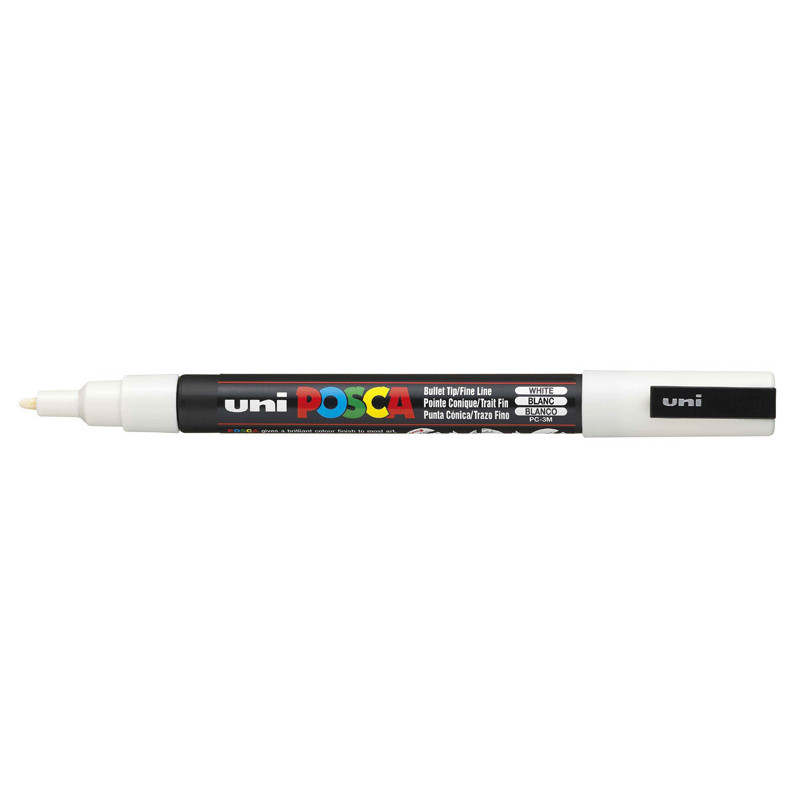 4902778915912 - POSCA PC-3M MARQUEUR Blanc