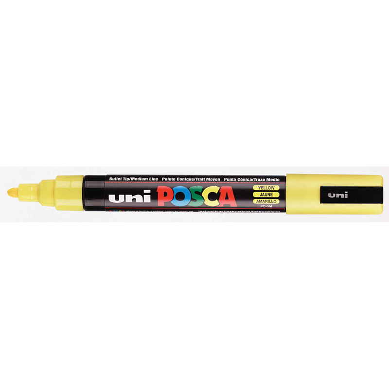 4902778916162 - POSCA PC-5M MARQUEUR JAUNE