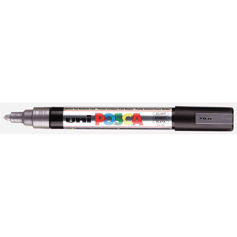 4902778916278 - POSCA PC-5M MARQUEUR ARGENT
