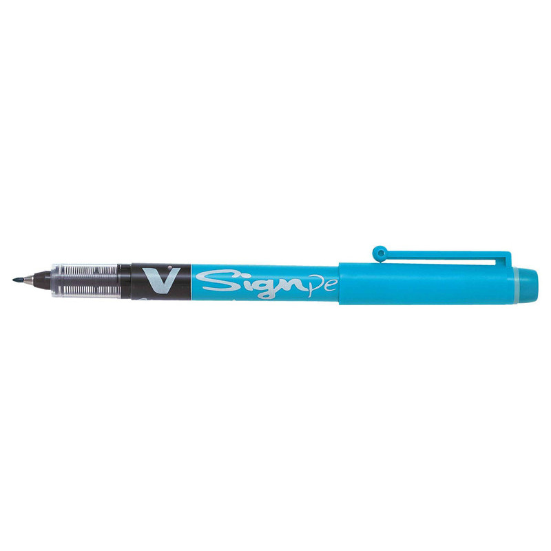 4902505198243 - V SIGN-PEN FEUTRE ÉCRITURE TURQUOISE