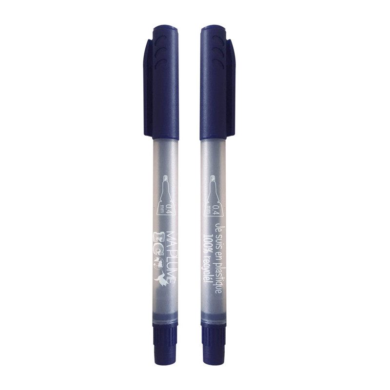 3035266514821 - FEUTRE ECRITURE FIN BLEU RECYCLE