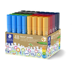 4007817022887 - JUMBO 328 POT 48 FEUTRES COLORIS ASSORTIS