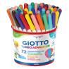 8000825424304 - TURBO ADVANCED POT 72 FEUTRES COLORIS ASSORTIS