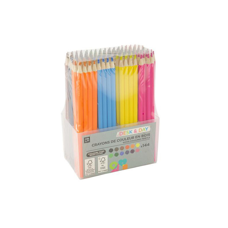 3539012004883 - CLASSPACK 144 CRAYONS COULEURS ASSORTIS 1ER PRIX