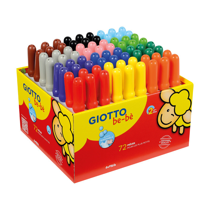 8000825008146 - BE-BÈ MAXI-CLASSPACK 72 FEUTRES COLORIS ASSORTIS