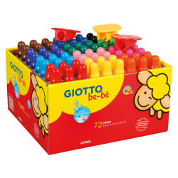 8000825008092 - BE-BÈ MAXI CLASSPACK 72 CRAYONS COULEURS ASSORTIS