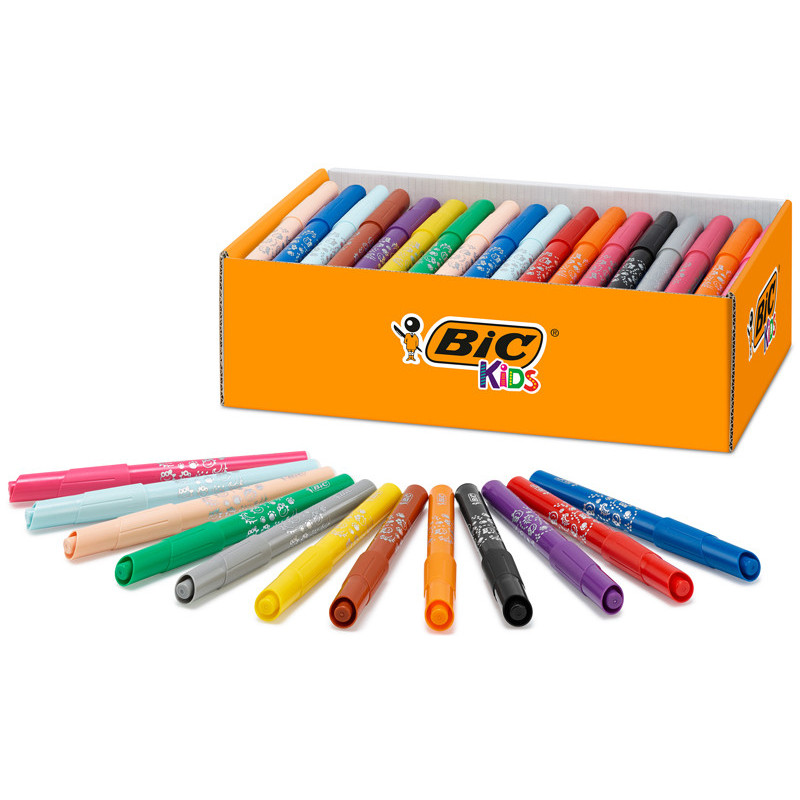 3086124001045 - VISACOLOR XL CLASSPACK 96 FEUTRES COLORIS ASSORTIS