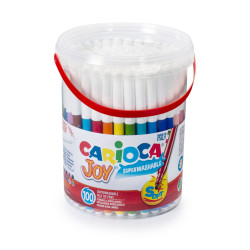 8003511431761 - CARIOCA JOY POT 100 FEUTRES COLORIS ASSORTIS