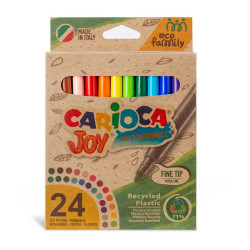 8003511431037 - CARIOCA ECO 24 FEUTRES COLORIS ASSORTIS