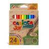8003511431037 - CARIOCA ECO 24 FEUTRES COLORIS ASSORTIS