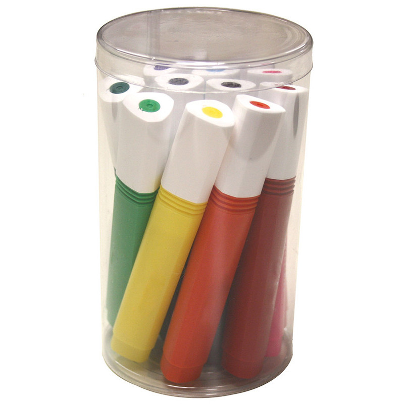 9006288000801 - POT 12 MARQUEURS COLORIAGE COLORIS ASSORTIS