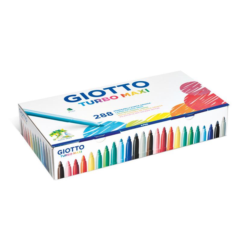 8000825020292 - TURBO MAXI SCHOOLPACK 288 FEUTRES COLORIS ASSORTIS