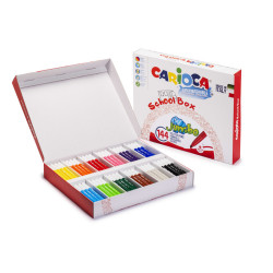 8003511438265 - CARIOCA JUMBO 144 FEUTRES COLORIS ASSORTIS