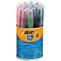 3270220010326 - VISAQUARELLE POT 18 FEUTRES PINCEAUX COLORIS ASSORTIS