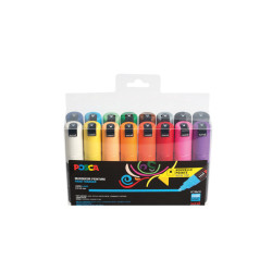 3296280038629 - POSCA PC-7M 16 MARQUEURS COLORIS ASSORTIS