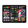 3296280048949 - POSCA MALLETTE METAL DE 20 MARQUEURS GROOVY COLORS