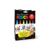3296280039794 - COFFRET MES PREMIERS POSCA 6 MARQUEURS ASSORTIS + 1 LIVRET DE 25 ATELIERS