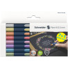 4004675162434 - PAINT-IT M?TALLIC 8 MARQUEURS PEINTURE POINTE FINE COLORIS ASSORTIS
