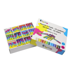 3700773320660 - 432 PASTELS ? L'HUILE 10MMX7CM COLORIS ASSORTIS