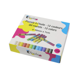 3700773320660 - 432 PASTELS ? L'HUILE 10MMX7CM COLORIS ASSORTIS