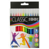 3035266102400 - 12 FEUTRES POINTE MOYENNE COLORIS ASSORTIS