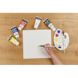 DARWI 1 LOT 5 TUBES PEINTURES ACRYLIQUES 75 ML COLORIS ASSORTIS