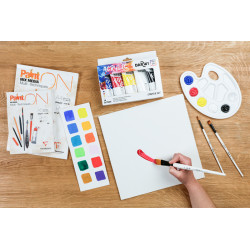 DARWI 1 LOT 5 TUBES PEINTURES ACRYLIQUES 75 ML COLORIS ASSORTIS