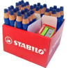 MARKDRY 1 CLASSPACK 30 CRAYONS COLORIS BLEU + 2 TAILLE-CRAYONS