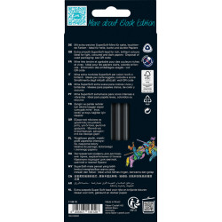 4005401164128 - BLACK EDITION 12 CRAYONS COULEURS COLORIS ASSORTIS