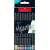 4005401164159 - BLACK EDITION 12 CRAYONS COULEURS COLORIS METALLIC ASSORTIS