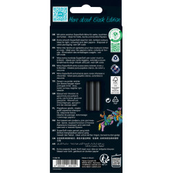 4005401164159 - BLACK EDITION 12 CRAYONS COULEURS COLORIS METALLIC ASSORTIS