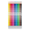 3154148328124 - OOPS COLORPEPS 12 CRAYONS COULEURS EFFACABLES COLORIS ASSORTIS