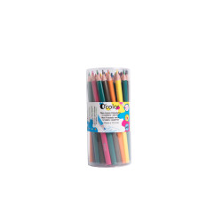 3700773318797 - POT 48 MAXI CRAYONS COULEURS ASSORTIS
