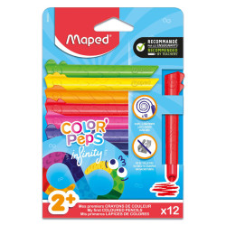 3154148646006 - INFINITY KIDY 12 CRAYONS DE COULEURS COLORIS ASSORTIS