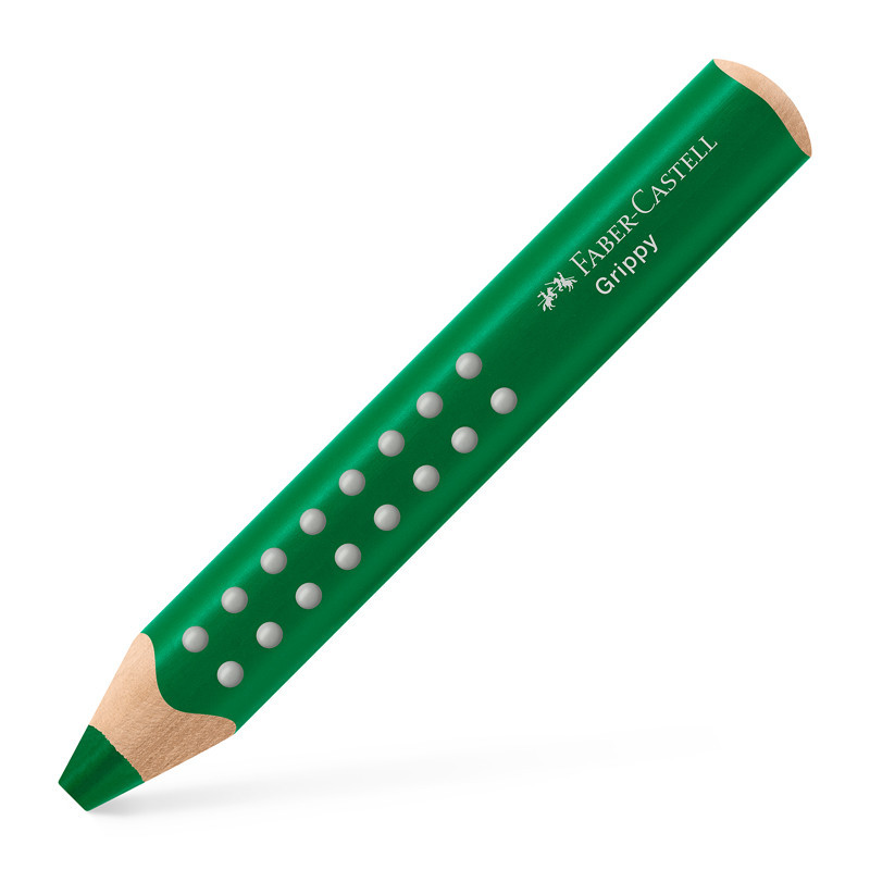 4005401106630 - GRIPPY 1 CRAYON COULEUR COLORIS VERT FONCE